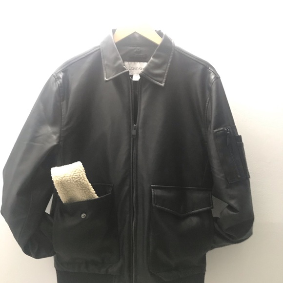Calvin Klein brand new Leather jacket - Picture 4 of 5